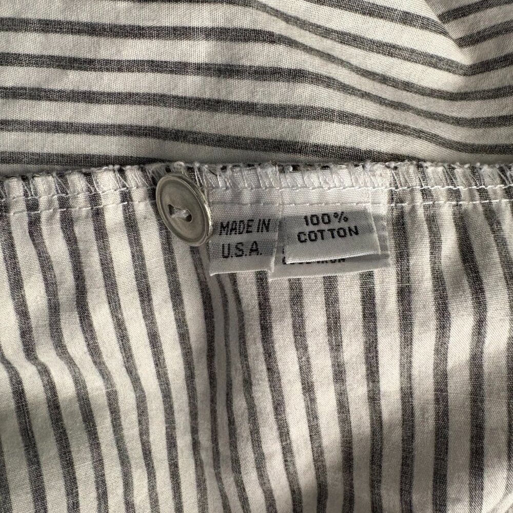 Planet By Lauren G Stripe Smock Button-Up Tunic T… - image 3